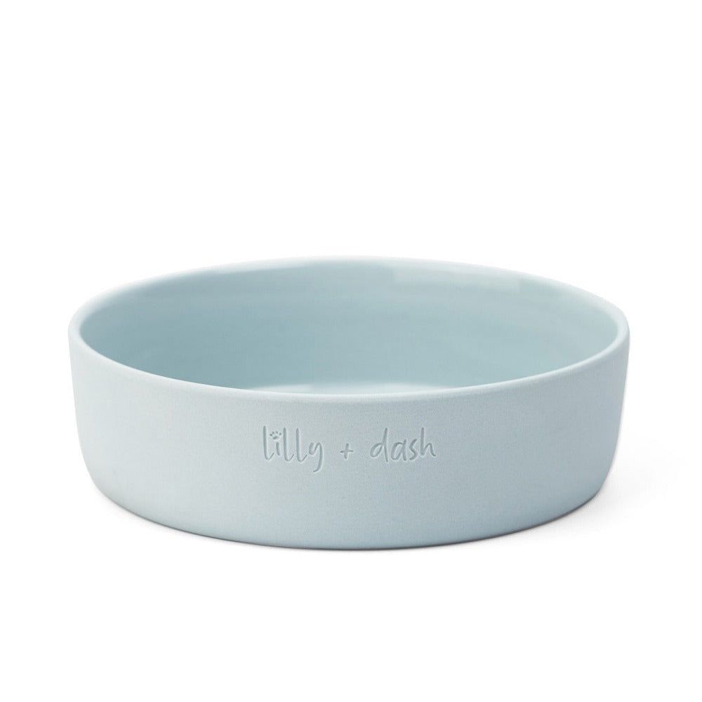 large pet bowl sky - Lilly + Dash