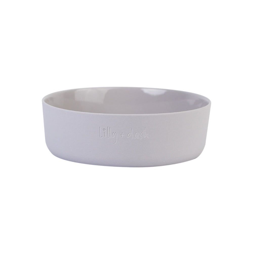 pet bowl slate - Lilly + Dash